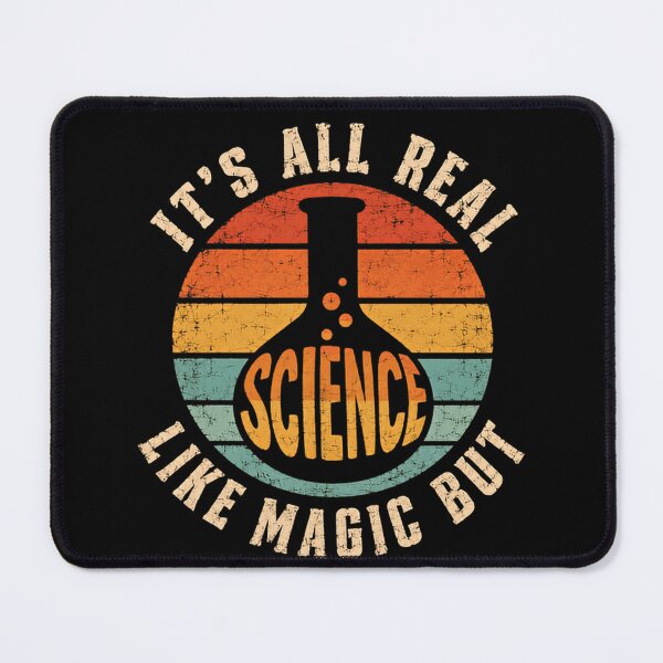 Item preview, It's All Real Science Like Magic But Scientist Chemistry Teacher Student Gift designed and sold by SkeletonsDanger.