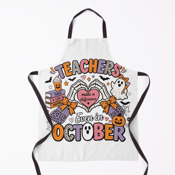 Item preview, Teachers Make a Difference Even in October Halloween designed and sold by Sunday.Supply.