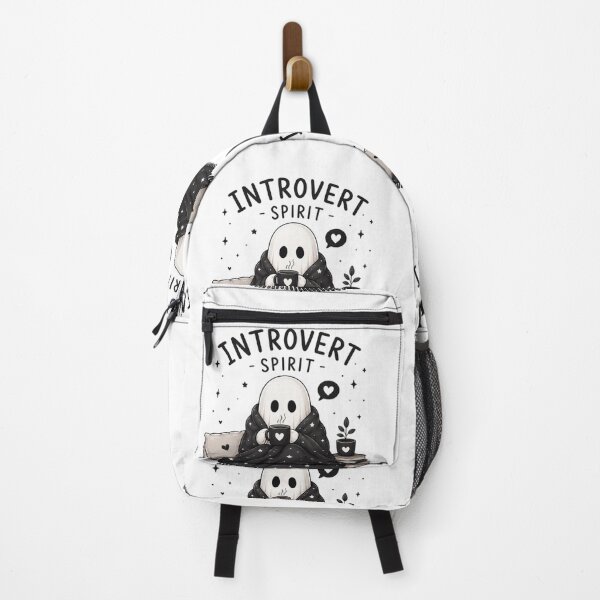 Item preview, Introvert Spirit Ghost Wrapped in Cozy Blanket – Cute Halloween Introvert Design designed and sold by Sanika arts .