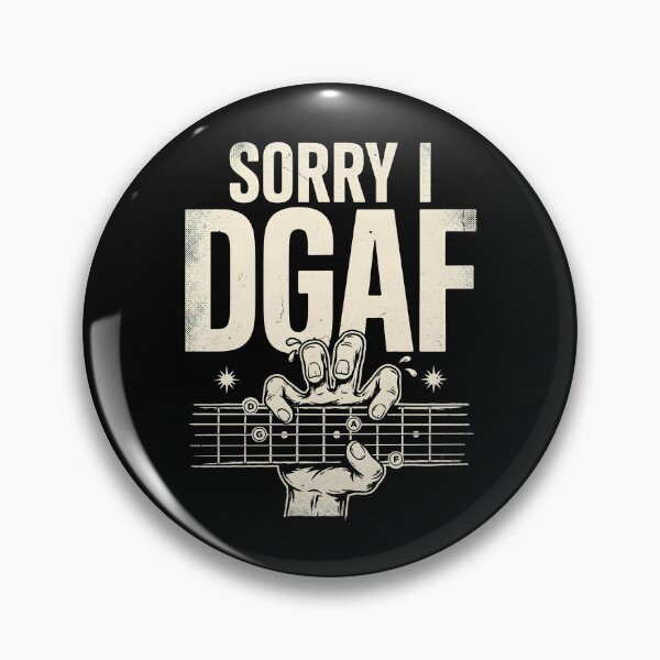 Item preview, Sorry I DGAF Guitar Shirt Funny Guitar Humor designed and sold by Redgiant87x.