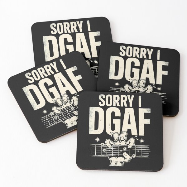 Item preview, Sorry I DGAF Guitar Shirt Funny Guitar Humor designed and sold by Redgiant87x.