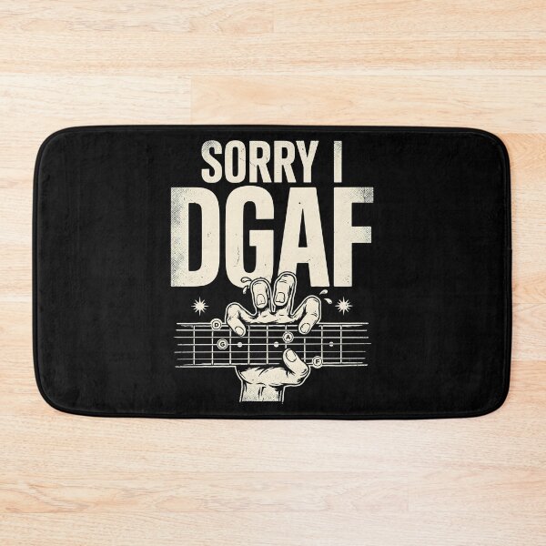 Item preview, Sorry I DGAF Guitar Shirt Funny Guitar Humor designed and sold by Redgiant87x.