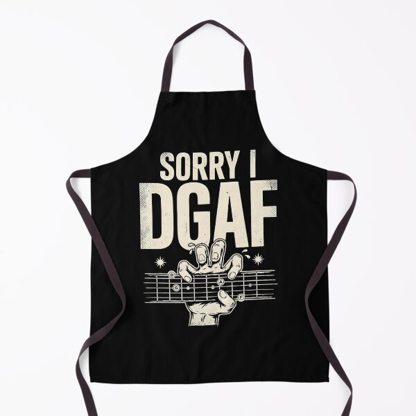 Item preview, Sorry I DGAF Guitar Shirt Funny Guitar Humor designed and sold by Redgiant87x.
