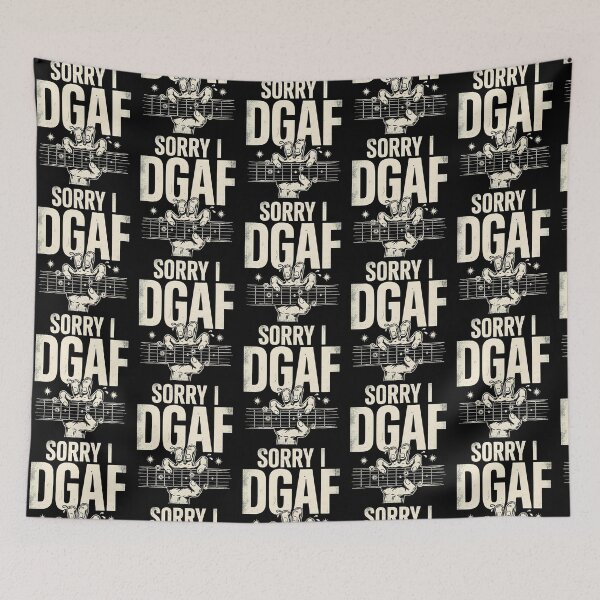 Item preview, Sorry I DGAF Guitar Shirt Funny Guitar Humor designed and sold by Redgiant87x.