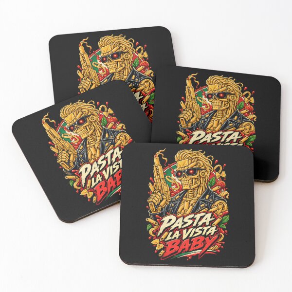 Item preview, Pasta La Vista Baby – Italian Food Action Parody designed and sold by Pandaburba.