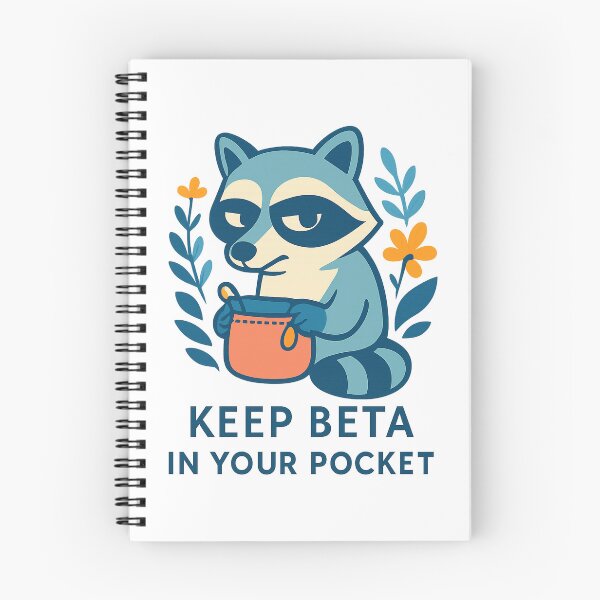 Item preview, Beta Raccoon Keep Beta in Your Pocket Climbing Shirt designed and sold by Ainbowz-Artwork.