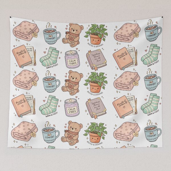 Item preview, Warm Gentle Heart Comforts designed and sold by WillowerStudio.