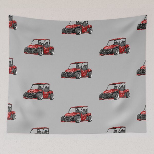 Item preview, Yamaha Wolverine X2 850 XT-R Red Custom Street UTV Graphic designed and sold by Motorline44.