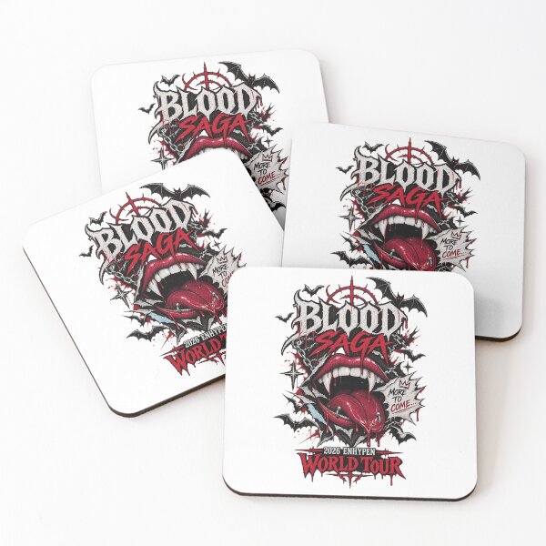 Item preview, (ON BACK) Enhypen World Tour 2026, Blood Saga designed and sold by CirceRavens.