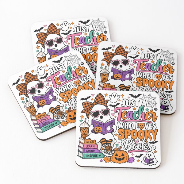 Item preview, Teacher Who Loves Spooky Books Halloween Reading designed and sold by Sunday.Supply.