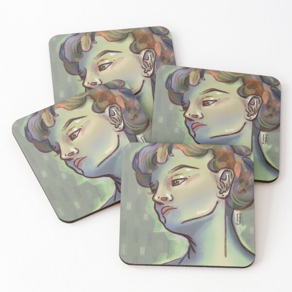 Item preview, A Portrait of a Women in Green designed and sold by ArtistEmFae.