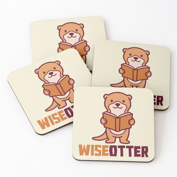 Item preview, Wise Otter - Bookworm Animal Reading Club designed and sold by luffy2374.
