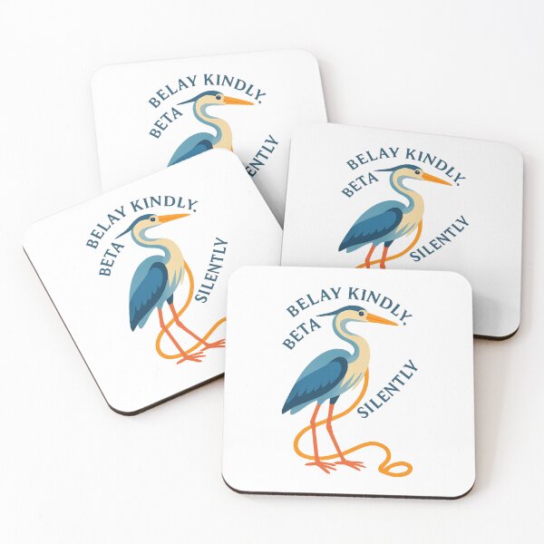 Item preview, Belay Heron Belay Kindly Beta Silently Climbing Shirt designed and sold by Ainbowz-Artwork.