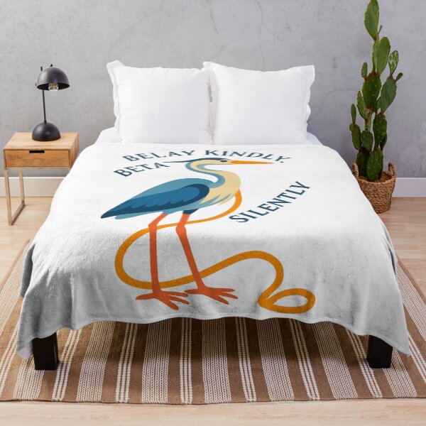 Item preview, Belay Heron Belay Kindly Beta Silently Climbing Shirt designed and sold by Ainbowz-Artwork.