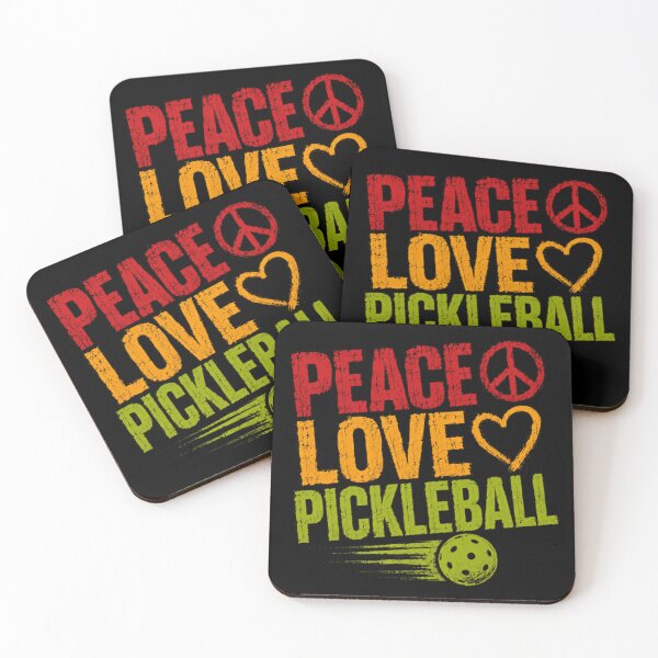 Item preview, Peace Love Pickleball Player Gift designed and sold by SkeletonsDanger.