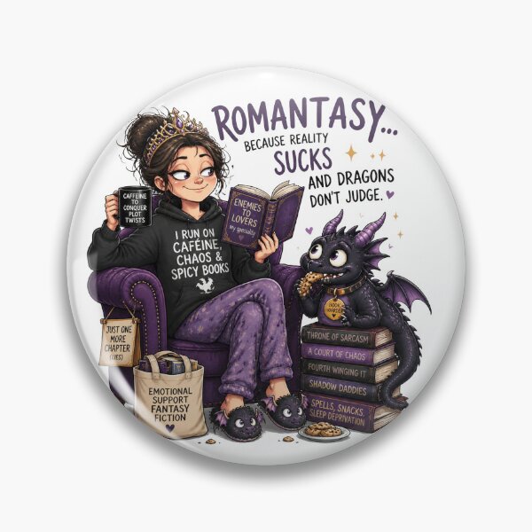 Item preview, Romantasy book lover designed and sold by Talpha.