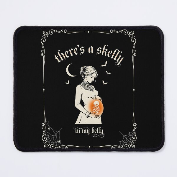 Item preview, There's a Skelly in My Belly Funny Halloween Pregnancy Announcement designed and sold by Redgiant87x.