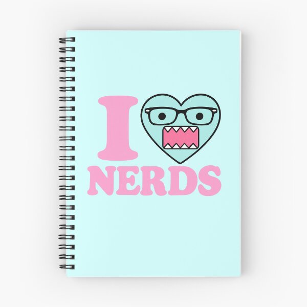 Item preview, Domo "I Heart Nerds" Pink Teal  designed and sold by cinlali.