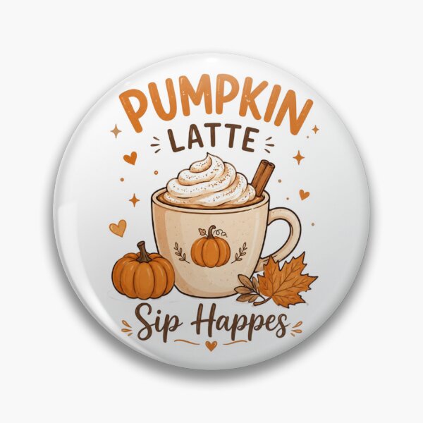 Item preview, Pumpkin Latte Sip Happes – Cozy Fall Coffee Autumn Pumpkin Spice Design designed and sold by Sanika arts .