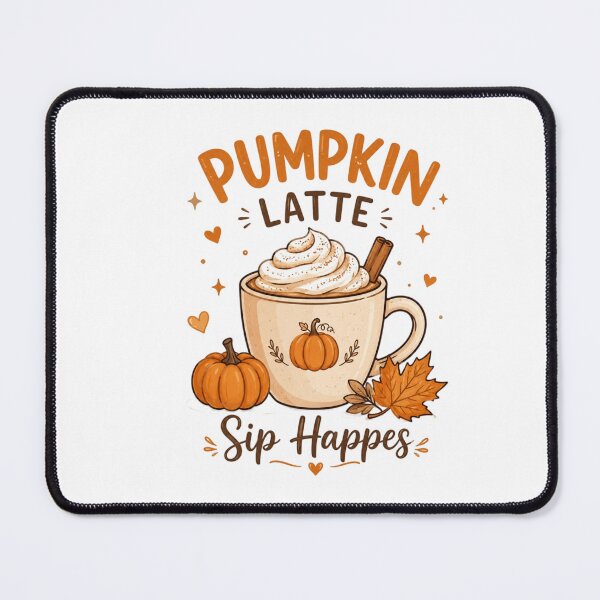 Item preview, Pumpkin Latte Sip Happes – Cozy Fall Coffee Autumn Pumpkin Spice Design designed and sold by Sanika arts .