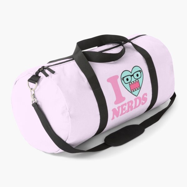 Item preview, Domo "I Heart Nerds" Pink Teal  designed and sold by cinlali.