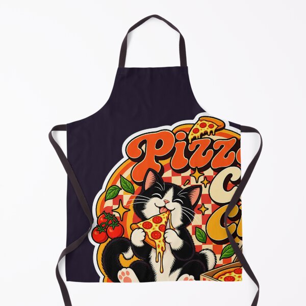 Item preview, Retro Pizza Cat Club 70s Aesthetic designed and sold by Retro Whiskers.