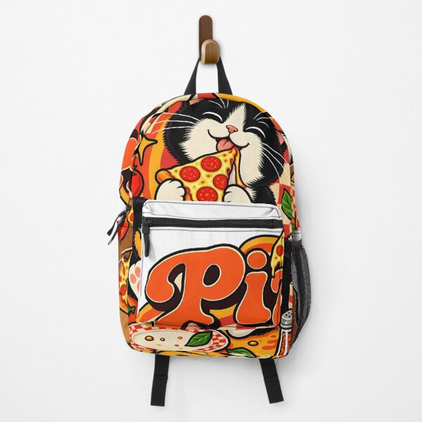 Item preview, Retro Pizza Cat Club 70s Aesthetic designed and sold by Retro Whiskers.