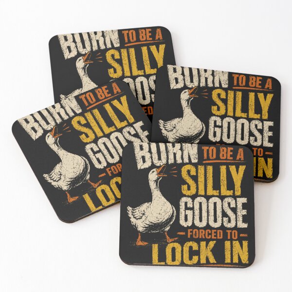 Item preview, Born To Be A Silly Goose Forced To Lock In Animal Lover Humor designed and sold by SkeletonsDanger.