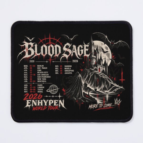 Item preview, (ON BACK) Enhypen World Tour 2026, Blood Saga designed and sold by CirceRavens.