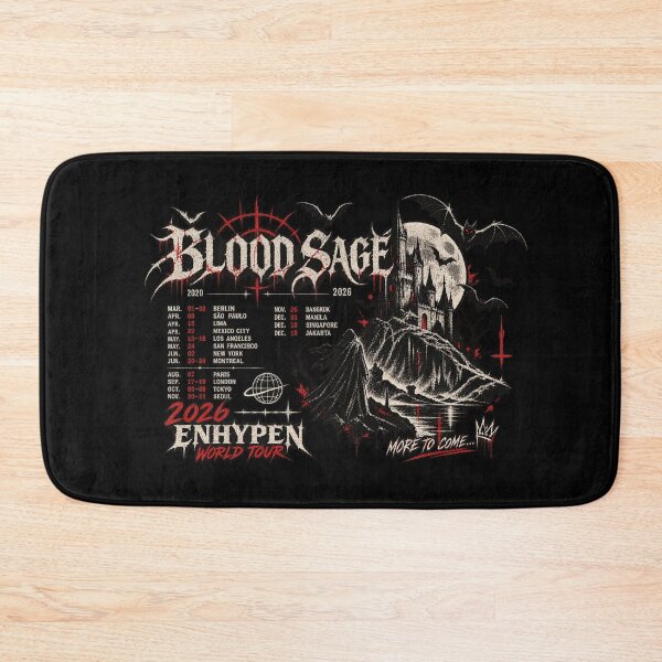 Item preview, (ON BACK) Enhypen World Tour 2026, Blood Saga designed and sold by CirceRavens.