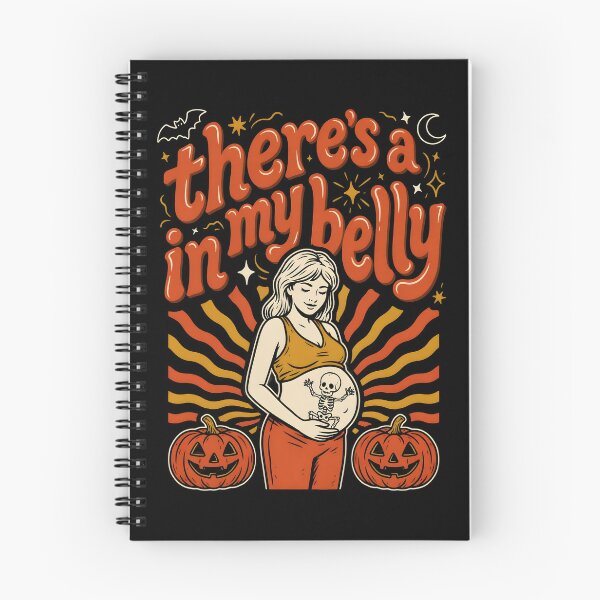 Item preview, There's a Skelly in My Belly Soon To Be Mom Halloween designed and sold by Redgiant87x.