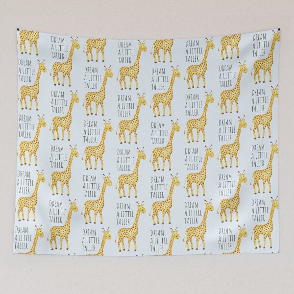 Item preview, Dream A Little Taller Giraffe Watercolor Print designed and sold by Katherine Ann.