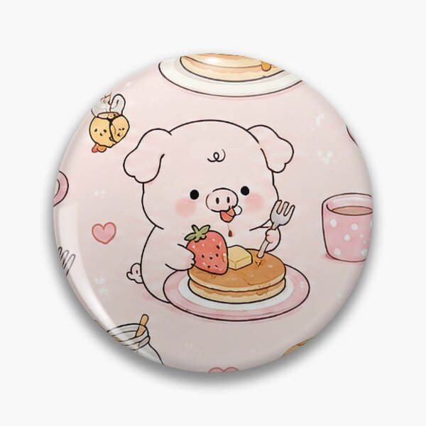 Item preview, Piggy Pancake Breakfast Pattern designed and sold by Soft Berry Studio.
