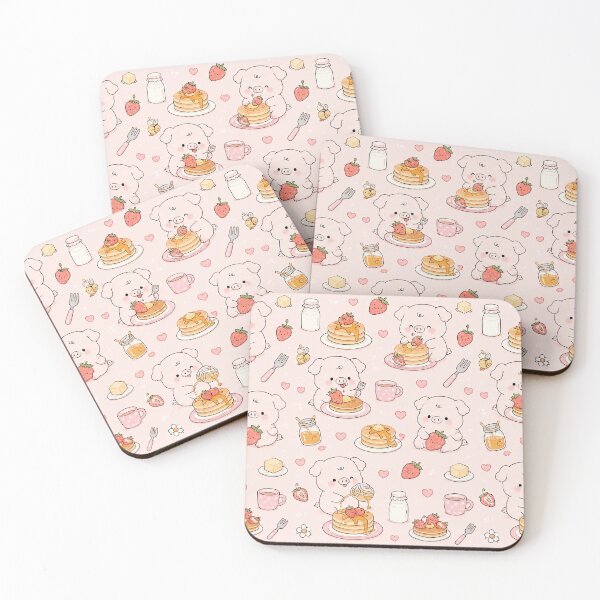 Item preview, Piggy Pancake Breakfast Pattern designed and sold by Soft Berry Studio.