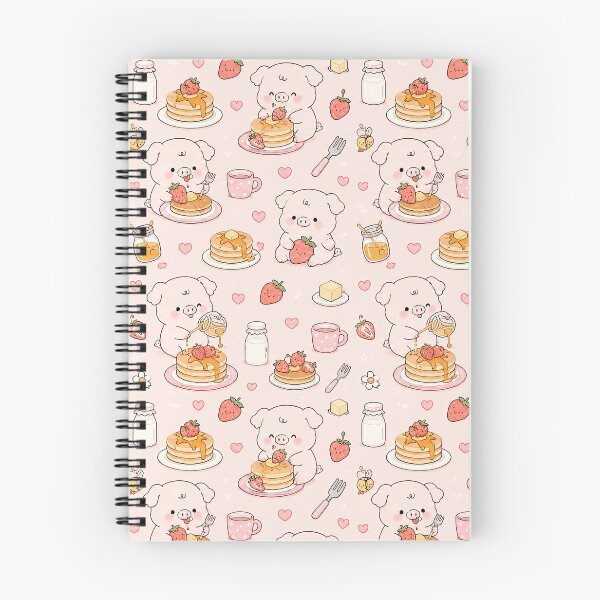 Item preview, Piggy Pancake Breakfast Pattern designed and sold by Soft Berry Studio.
