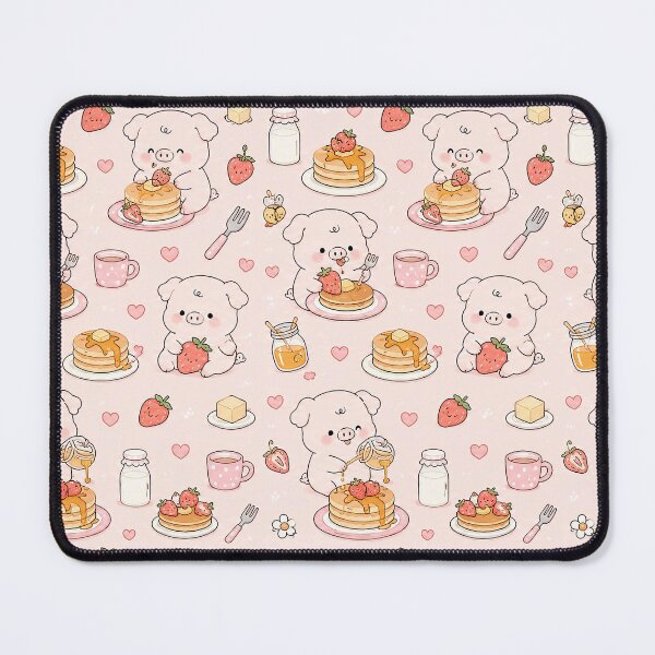 Item preview, Piggy Pancake Breakfast Pattern designed and sold by Soft Berry Studio.