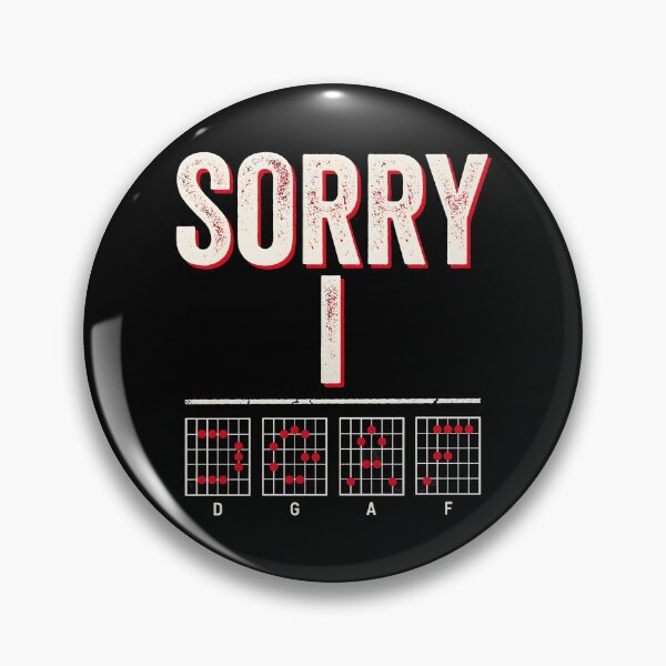 Item preview, Sorry I DGAF Guitar Shirt Guitar Lover Sarcastic Humor designed and sold by Redgiant87x.