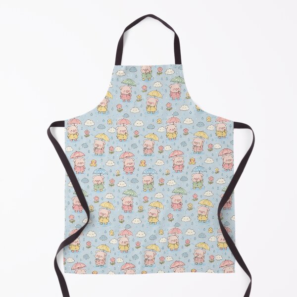Item preview, Piggy Rainy Day Pattern designed and sold by Soft Berry Studio.