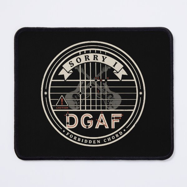 Item preview, Sorry I DGAF Guitar Shirt Funny Sarcastic Guitar  designed and sold by Redgiant87x.