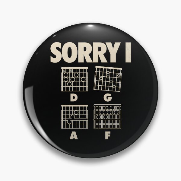 Item preview, Sorry I DGAF Guitar Shirt Guitar Humor for Music Lovers designed and sold by Redgiant87x.