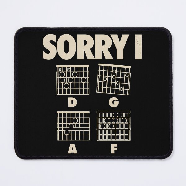 Item preview, Sorry I DGAF Guitar Shirt Guitar Humor for Music Lovers designed and sold by Redgiant87x.