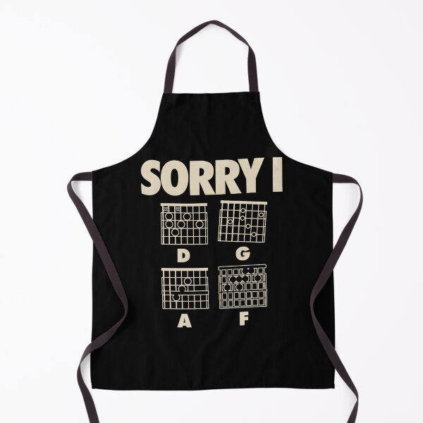 Item preview, Sorry I DGAF Guitar Shirt Guitar Humor for Music Lovers designed and sold by Redgiant87x.