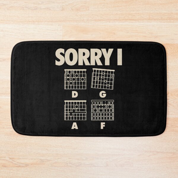 Item preview, Sorry I DGAF Guitar Shirt Guitar Humor for Music Lovers designed and sold by Redgiant87x.