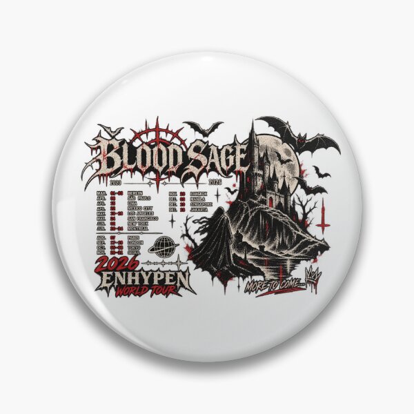 Item preview, Enhypen World Tour 2026, Blood Saga designed and sold by CirceRavens.