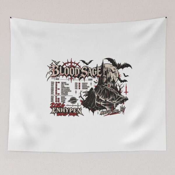 Item preview, Enhypen World Tour 2026, Blood Saga designed and sold by CirceRavens.
