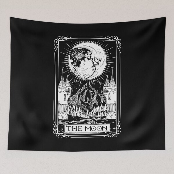 Item preview, Skull Moon Tarot Card designed and sold by RavenWake.