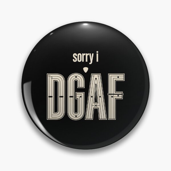 Item preview, Sorry I DGAF Guitar Shirt Sarcastic Musician designed and sold by Redgiant87x.