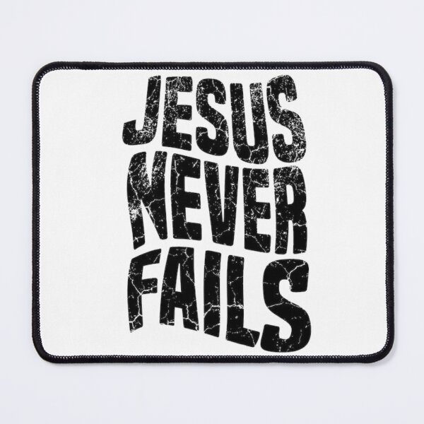 Item preview, Jesus Never Fails Christian Urban Typography designed and sold by TheSilmarillion.