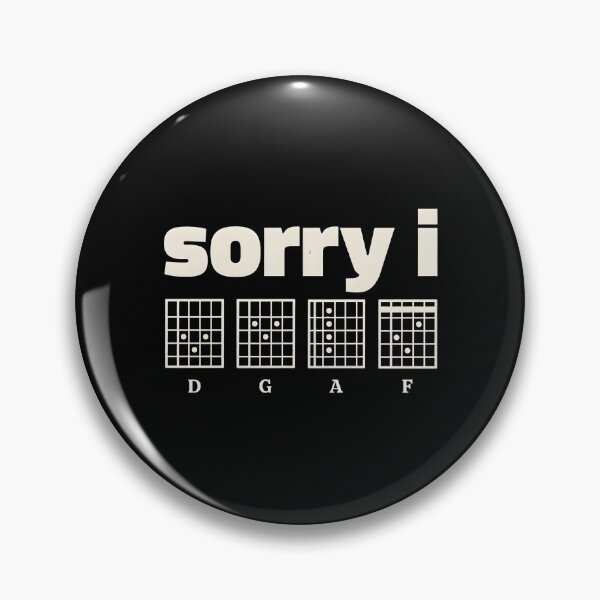 Item preview, Sorry I DGAF Guitar Shirt Rock Guitar Lover Humor designed and sold by Redgiant87x.