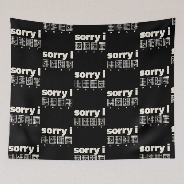 Item preview, Sorry I DGAF Guitar Shirt Rock Guitar Lover Humor designed and sold by Redgiant87x.